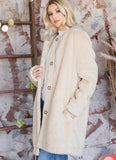 Hooded Sherpa Long Coat