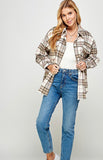 Pink and Ivory Shacket