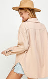 Taupe Shacket