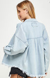 Distressed Jean Jacket