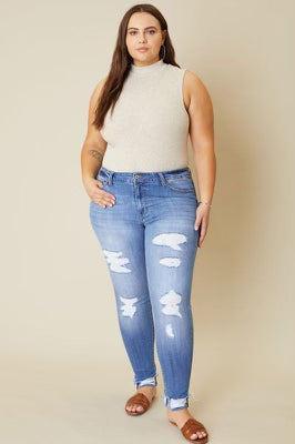 KanCan Plus Size High Rise Super Skinny- IN-STORE