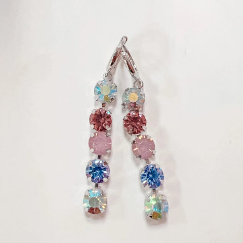 Myra Purple Dangle Earrings- IN-STORE