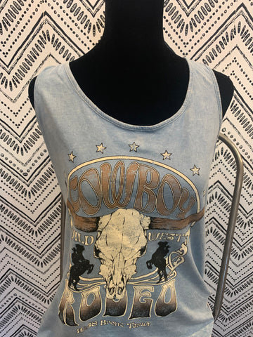 Graphic Tank Top - COWBOY RODEO - IN-STORE
