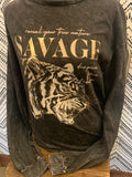 Graphic Long Sleeve T-Shirt - SAVAGE - IN-STORE