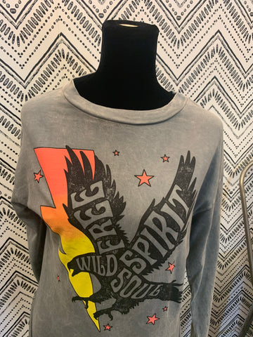 Graphic Long Sleeve T-Shirt - FREE SPIRIT - IN-STORE