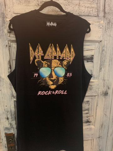 Graphic Sleeveless Dress - DEF LEPPARD - IN-STORE