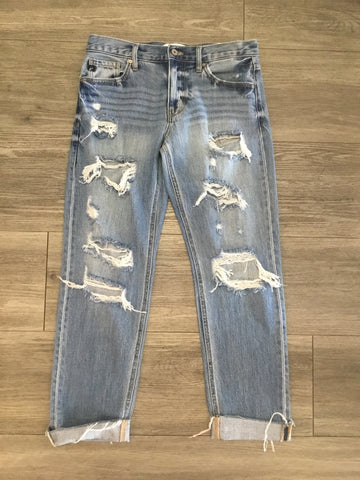 Kan Can Boyfriend Distressed Ultra-Comfortable- IN-STORE