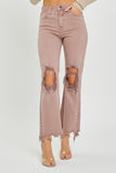 RISEN Distressed Ankle Bootcut Jeans - ONLINE ONLY - 7-10 DAY SHIPPING