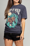 Keep It Wild Graphic Top - ONLINE ONLY SHIPS IN 1-4 DAYS