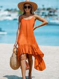Ruffled Scoop Neck Sleeveless Dress - ONLINE ONLY - 7-10 DAY SHIPPING