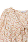 LS floral frill blouse - ONLINE ONLY - 1-4 DAY SHIPPING