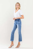 Vervet by Flying Monkey Full Size High Rise Cropped Flare Jeans - ONLINE ONLY - 7-10 DAY SHIPPING