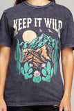 Keep It Wild Graphic Top - ONLINE ONLY SHIPS IN 1-4 DAYS