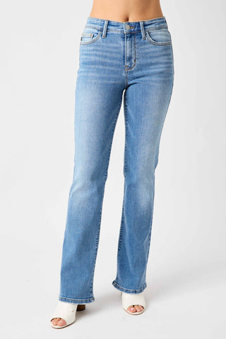 Judy Blue Full Size High Waist Straight Jeans - ONLINE ONLY