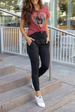 Black High Waist Pleated Pocket Leggings- ONLINE ONLY 2-7 DAY SHIPPING
