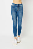 Judy Blue Full Size Cuffed Hem Skinny Jeans - ONLINE ONLY