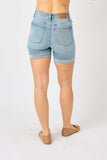 Judy Blue Full Size Tummy Control Denim Shorts - ONLINE ONLY
