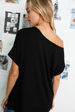 ONE SHOULDER SEQUINCE PK TOP - ONLINE ONLY - SHIPS 1-4 DAYS