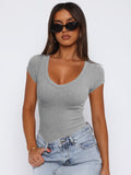 Scoop Neck Cap Sleeve T-Shirt - ONLINE ONLY - 7-10 DAY SHIPPING
