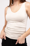 Front & Back 2-Way V-Neck Seamless Tank - ONLINE ONLY 1-4 DAYS SHIPPING