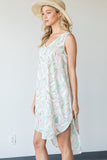 FLORAL HI-LOW DRESS - IN-STORE
