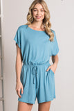 SHORT SLEEVE ROMPER