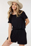 Short sleeve Loose Fit Romper - In Store
