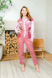 Corduroy Mauve Jumpsuit