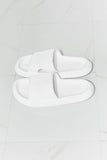 MMShoes Arms Around Me Open Toe Slide in White- ONLINE ONLY 2-10 DAY SHIPPING