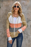 Zip-Up Raglan Sleeve Openwork Hooded Cardigan- ONLINE ONLY 2-10 DAY SHIPPING