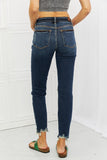 Judy Blue Melaney Full Size Mid Rise Distressed Relaxed Fit Jeans - ONLINE ONLY 2-7 DAY SHIP