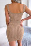Cable-Knit Sleeveless Mini Dress- ONLINE ONLY 2-10 DAY SHIPPING