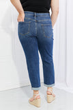 Vervet by Flying Monkey Full Size Distressed Cropped Jeans with Pockets- ONLINE ONLY 2-10 DAY SHIPPING