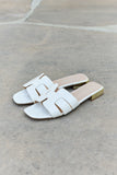 Weeboo Walk It Out Slide Sandals in Icy White- ONLINE ONLY 2-10 DAY SHIPPING