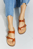 Forever Link Coastal Escape Toe Ring Footbed Slide Sandal- ONLINE ONLY 2-10 DAY SHIPPING
