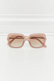 Square Metal-Plastic Hybrid Temple Sunglasses- ONLINE ONLY 2-10 DAY SHIPPING