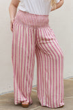 HEYSON Full Size Wide Leg Striped Palazzo Pants- ONLINE ONLY 2-10 DAY SHIPPING