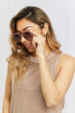 Square Metal-Plastic Hybrid Temple Sunglasses- ONLINE ONLY 2-10 DAY SHIPPING