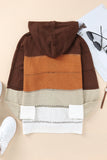 Zip-Up Raglan Sleeve Openwork Hooded Cardigan- ONLINE ONLY 2-10 DAY SHIPPING