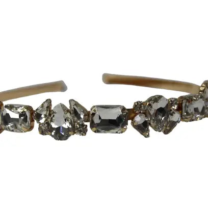 Clear Stone Metal Headband - In Store