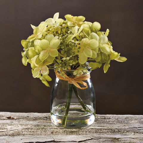Vase - Green Hydrangea