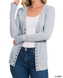 Assorted Snap Front Cardigan