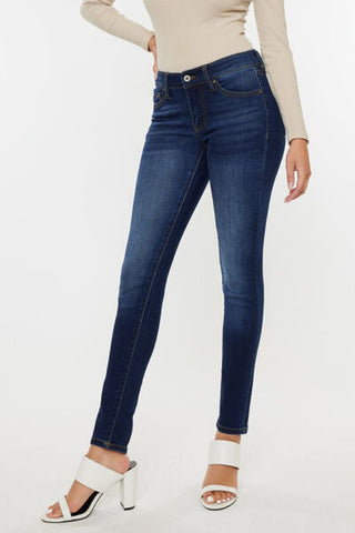 Kancan Mid Rise Gradient Skinny Jeans - ONLINE ONLY