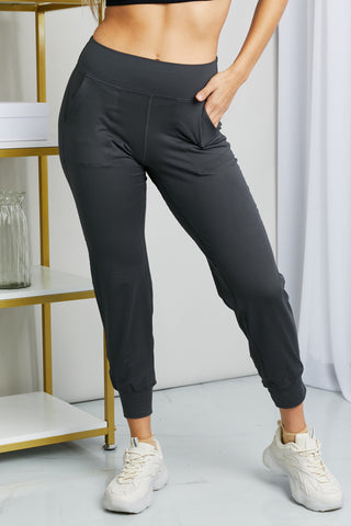 Leggings Depot Full Size Wide Waistband Cropped Joggers- ONLINE ONLY 2-10 DAY SHIPPING