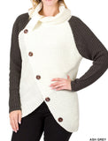 Asymmetrical Wrap Sweater