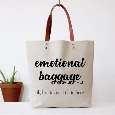 Emotional Baggage Tote Bag - In Store