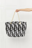 Justin Taylor Don't Leaf Me Tote Bag- ONLINE ONLY- 2-7 DAY SHIPPING