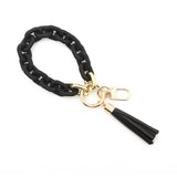 Chain Link Key Ring Bracelet Keychain - In Store