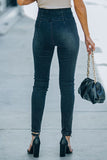 High Rise Washed Skinny Jeans - In Store