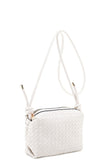 BRAID TEXTURE ZIPPER CROSSBODY BAG - In Store